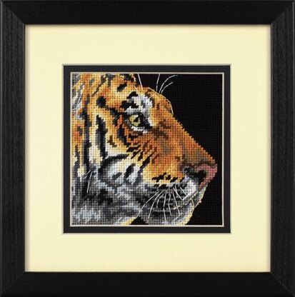 Dimensions Tapestry Kit: Mini: Tiger Profile - 13 x 13cm