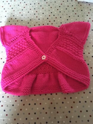 Baby's bolero cardigan