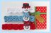 Snowman headband Pattern UK