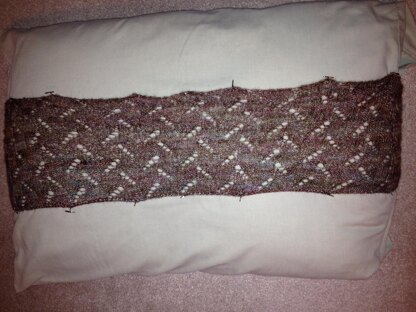 Checkers and Lace Infinity Scarf / Cowl