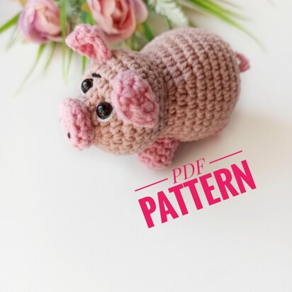 Little pig toy amigurumi pattern