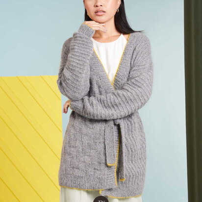 Composite Cardigan in Rowan Felted Tweed & Kidsilk Haze - ZB301-00011-ENPFR - Downloadable PDF