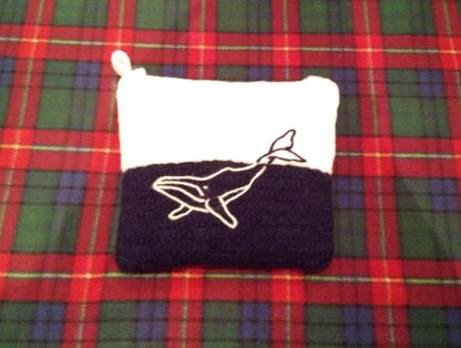 Felted Pike Pouch/Clutch