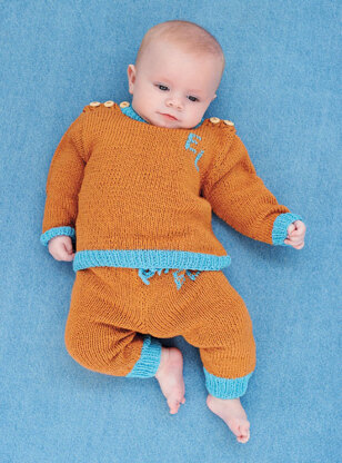 Sweater and Trousers in Rico Baby Cotton Soft DK - 394 - Downloadable PDF