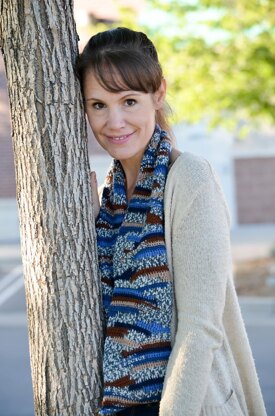 Lazy River Crochet Cowl