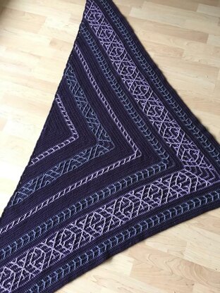 Purple Propinquity Shawl