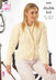 Jacket and Gilet in King Cole Merino Blend DK - 6369 - Leaflet