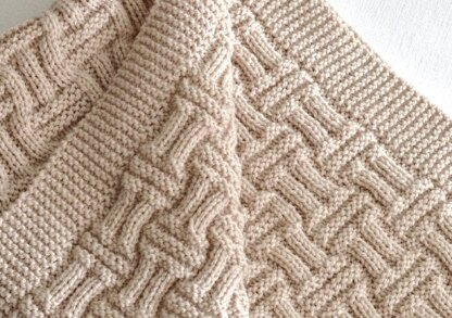 Double Basketweave Blanket