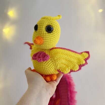 Ashley the Phoenix Amigurumi