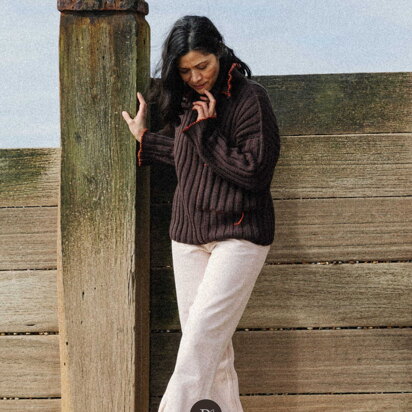 Rocky Sweater in Rowan Pebble Island - Downloadable PDF