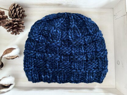 Classic Men's Basket Weave Beanie