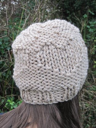 Textured Hearts Hat