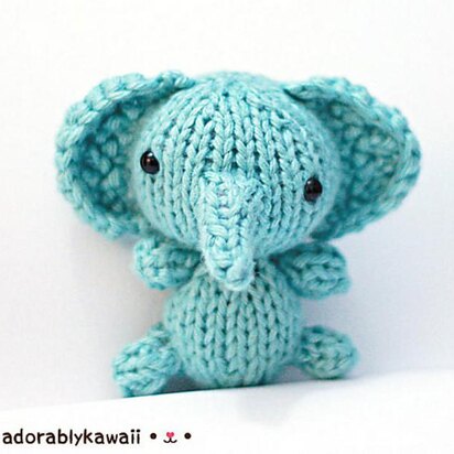 Knit Baby Elephant Amigurumi