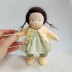 Cardigan + Booties + Hat for 7"/18 cm Waldorf Doll