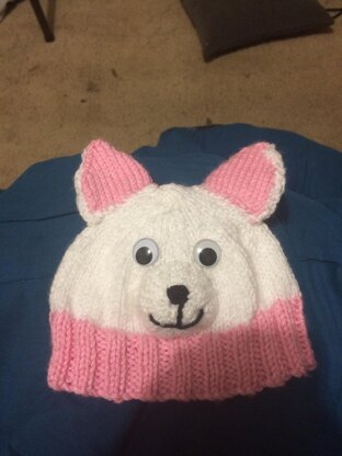 Short Eared Bunny Beanie Pattern