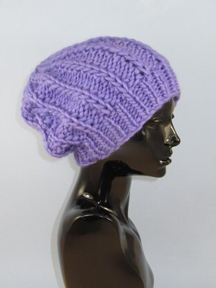 Super Chunky Fishermans Rib Slouch Hat