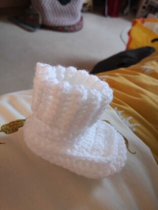 Baby Christening Booties