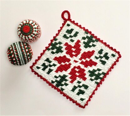 Potholder Christmas Star