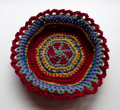 Small Tapestry Basket