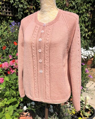 Sophia, 4 Ply Raglan Cardigan