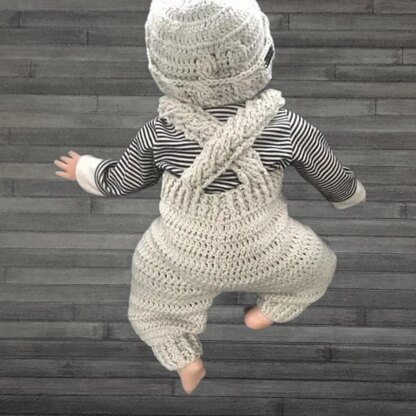 Hugo Baby Romper and Hat Set