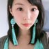 Mint Spirit Boho Festival Earrings