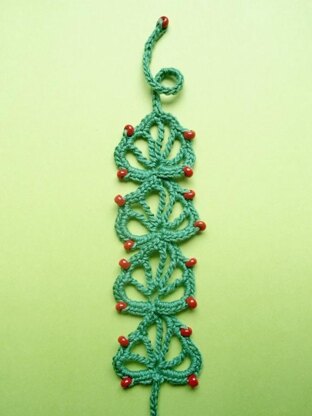 Green  tree bookmark.