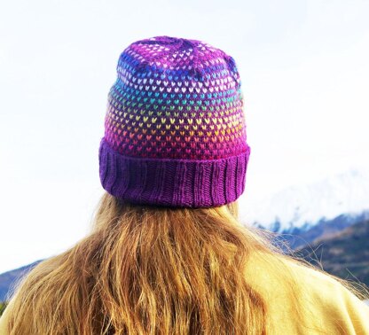 Rainbow Stitch Hat