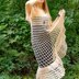 Crochet maxi summer boho dress.