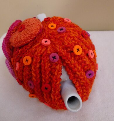 Big and Little Buttons Tea Cosy