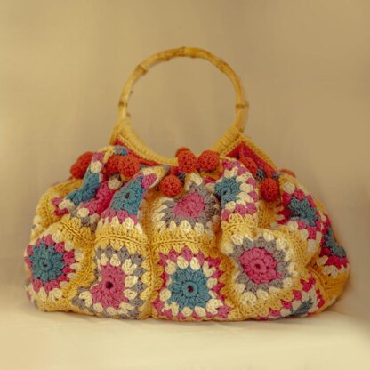 Afghan Granny Bag Crochet pattern by Sue Maton | LoveCrafts