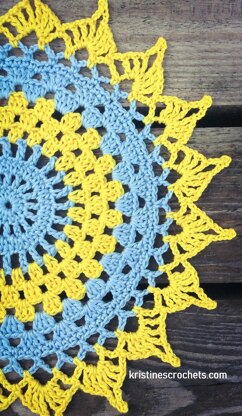 Doily Placemat Mandala Written Pattern