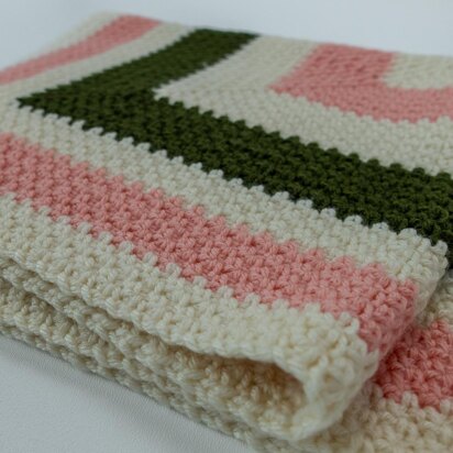 Boho Baby! Infinity Moss Square Crochet Blanket