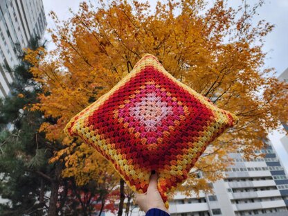 Sunset Dream Granny Cushion