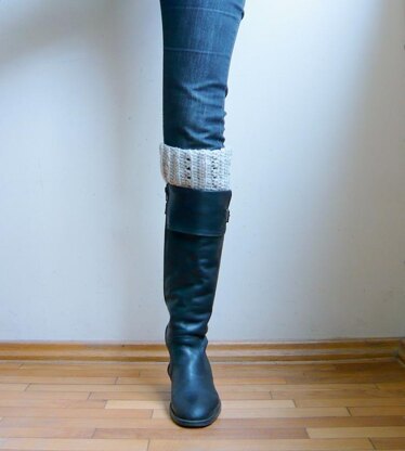 Ribbed Boot cuffs legwarmers