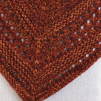 Purl Dust Shawl