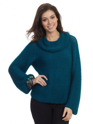 So Easy Sweater in Caron Simply Soft Collection - Downloadable PDF