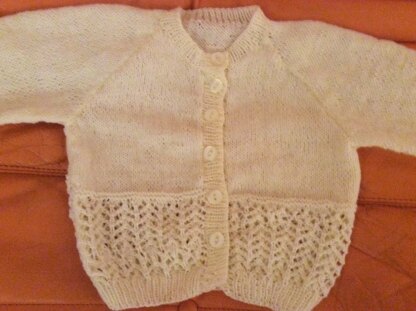 New baby round neck cardigan