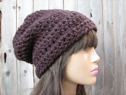 Crochet Slouchy Easy Hat