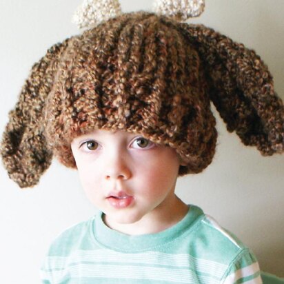 Chunky Deer Hat in Toddler, Child and Adult Sizes (hat012)