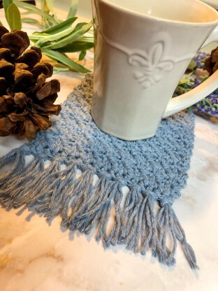 Textured Mug Rug Coaster