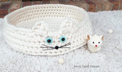 Cool for Cats Crochet Cat Basket