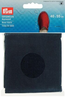 Prym Espadrilles Base Fabric Panel - Navy (932-402)