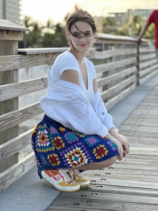 Granny Square Skirt