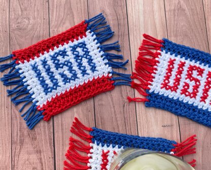 USA Mug Rug