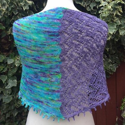 Two Sides of the River Shawl