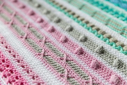 Baby Rainbow Sampler Blanket 2