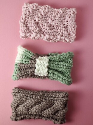 3 Super Chunky Headbands