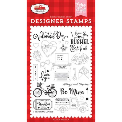 Echo Park Paper Cupid & Co. Stamps - Be Mine