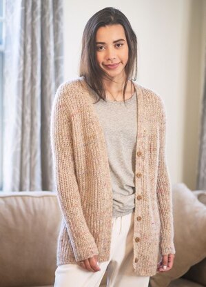 Belleterre Cardigan in Berroco Mochi - Downloadable PDF